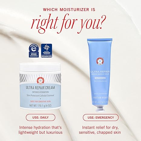 First Aid Beauty - Ultra Repair Cream, Intense Hydration Whipped Colloidal Oatmeal