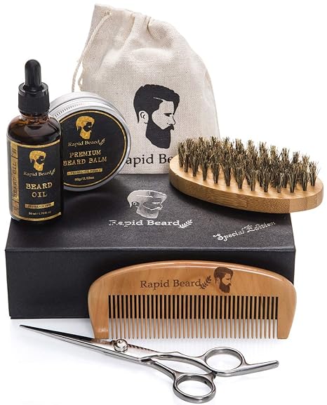 Beard Grooming & Trimming Kit for Men Care